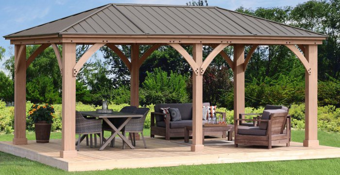 Gazebo in legno